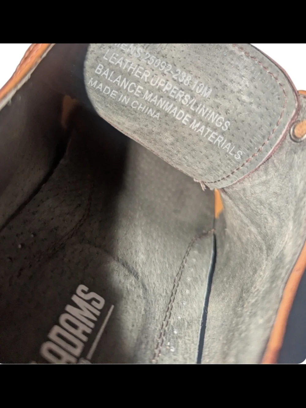 Adams Two-Tone Brown Brogue Oxfords